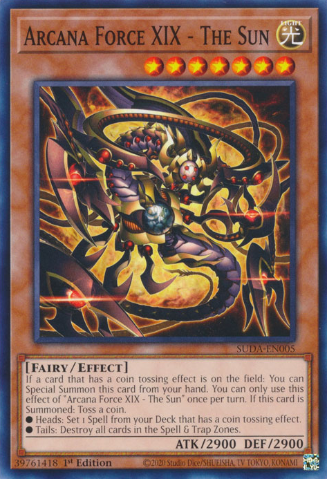 Arcana Force XIX - The Sun (SUDA-EN005) - Common