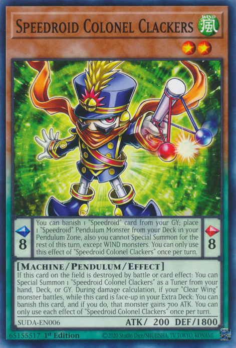 Speedroid Colonel Clackers (SUDA-EN006) - Common