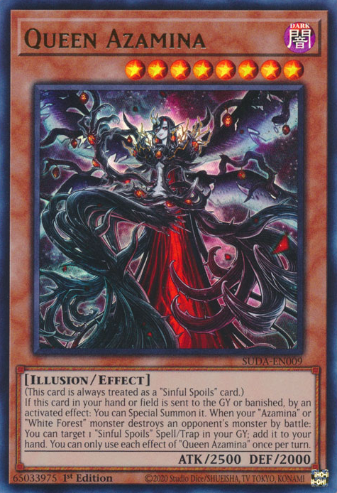 Queen Azamina (SUDA-EN009) - Ultra Rare