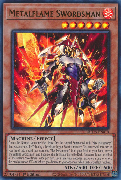 Metalflame Swordsman (SUDA-EN014) - Ultra Rare