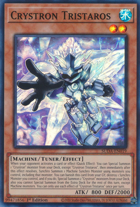 Crystron Tristaros (SUDA-EN019) - Super Rare