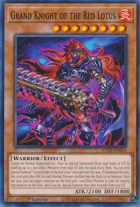 Grand Knight of the Red Lotus (SUDA-EN024) - Common