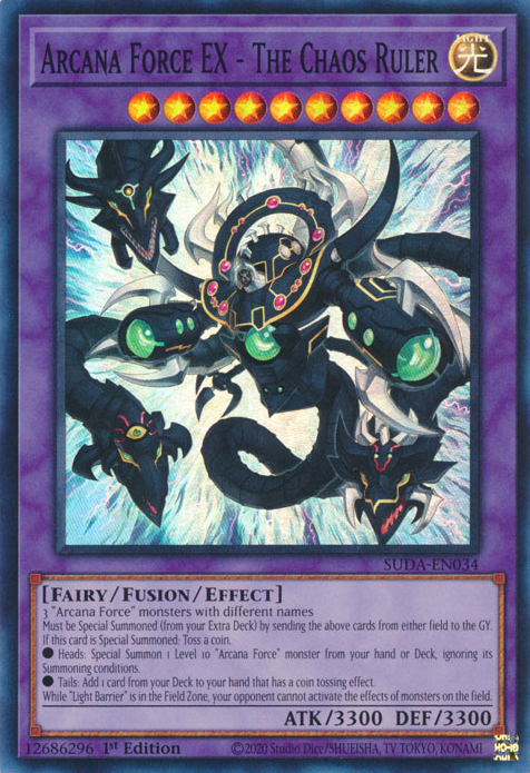 Arcana Force EX - The Chaos Ruler (SUDA-EN034) - Super Rare