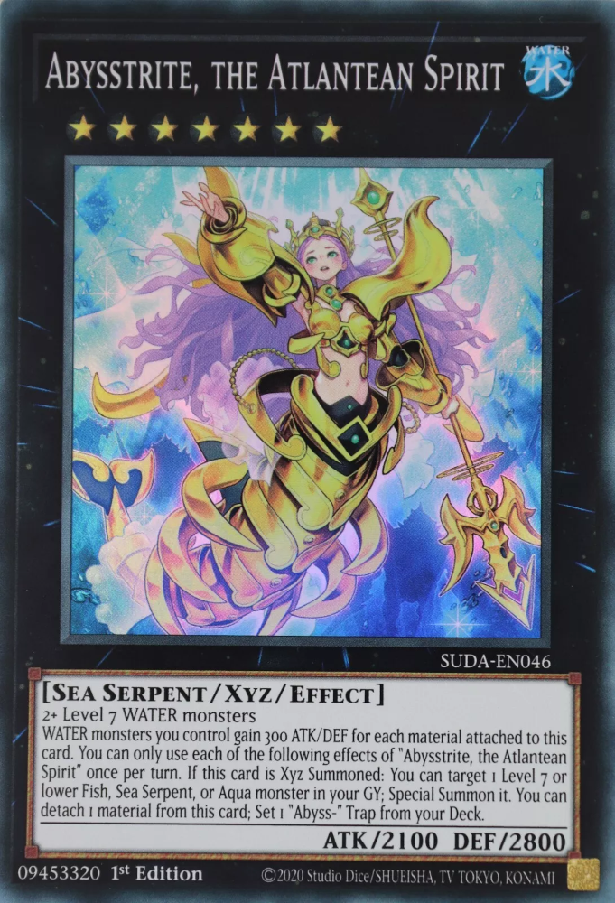Abysstrite, the Atlantean Spirit (SUDA-EN046) - Super Rare
