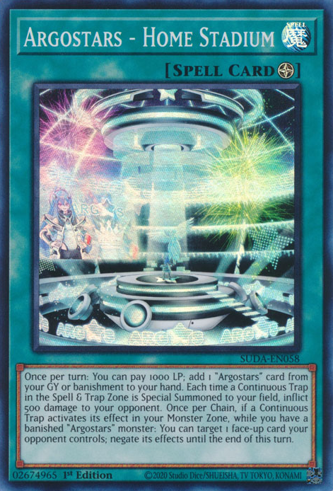 Argostars - Home Stadium (SUDA-EN058) - Super Rare