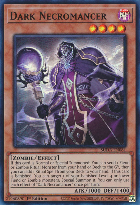 Dark Necromancer (SUDA-EN081) - Super Rare