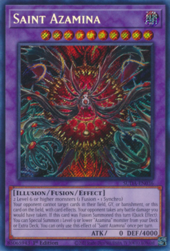 Saint Azamina (SUDA-EN036) - Quarter Century Secret Rare