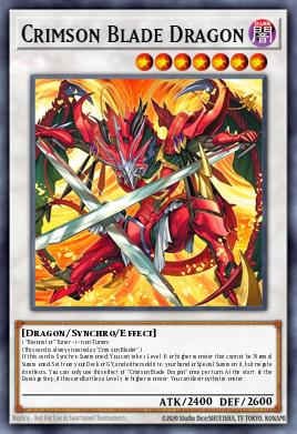 Crimson Blade Dragon (BLZD-EN037) - Ultra Rare