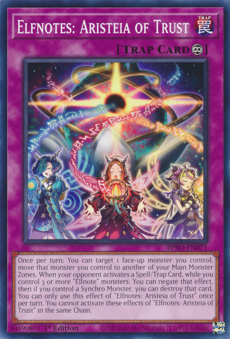 Elfnotes: Aristeia of Trust (BPRO-EN071) - Common