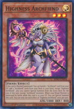 Highness Archfiend (BPRO-EN016) - Super Rare