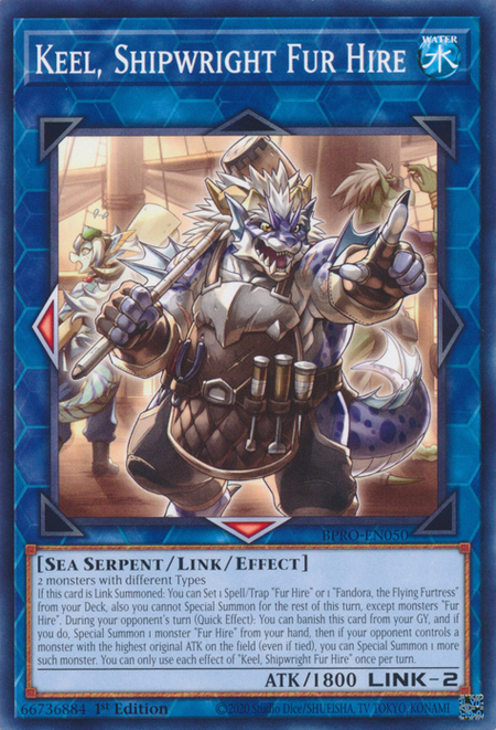 Keel, Shipwright Fur Hire (BPRO-EN050) - Common