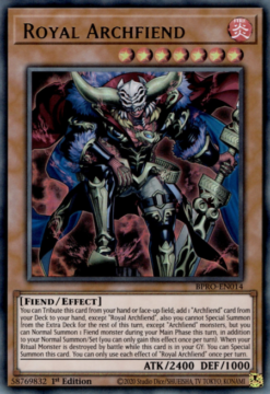 Royal Archfiend (BPRO-EN014) - Ultra Rare
