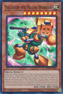 Tellusion the Magna Warrior (BPRO-EN004) - Super Rare