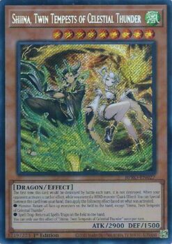 Shiina, Twin Tempests of Celestial Thunder (BPRO-EN027) - Secret Rare