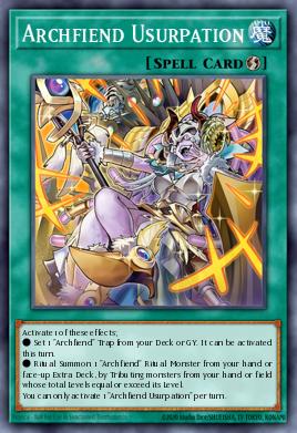 Archfiend's Usurpation (BLZD-EN067) - Common