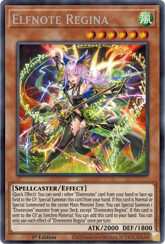 Elfnote Regina (BLZD-EN014) - Secret Rare