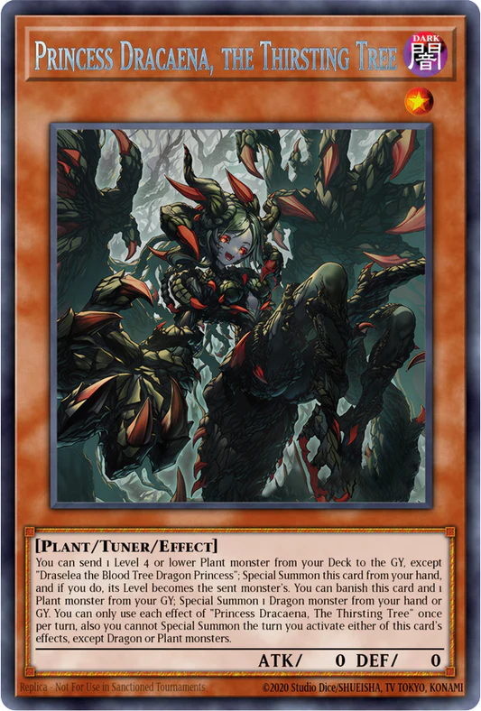 Princess Dracaena, the Thirsting Tree (BLZD-EN027) - Starlight Rare