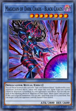Magician of Dark Chaos - Black Chaos (CORI-EN027) - Secret Rare