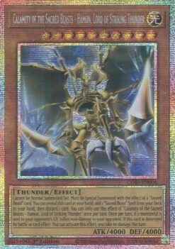 Calamity of the Sacred Beasts - Hamon, Lord of Striking Thunder (CORI-EN006) - Starlight Rare