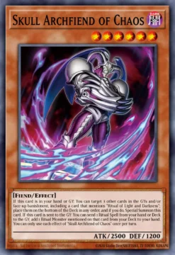 Skull Archfiend of Chaos (CORI-EN002) - Super Rare
