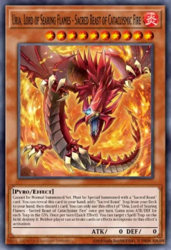 Inferno of the Sacred Beasts - Uria, Lord of Searing Flames (CORI-EN005) - Super Rare