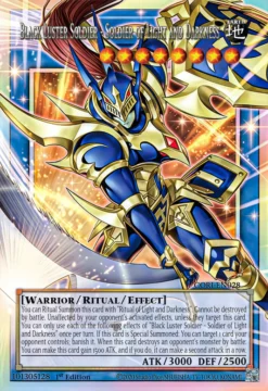 Black Luster Soldier - Soldier of Light and Darkness (extended art) (CORI-EN028) - Ultra Rare
