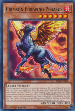 Crimson Firewing Pegasus (ALIN-EN032) - Common