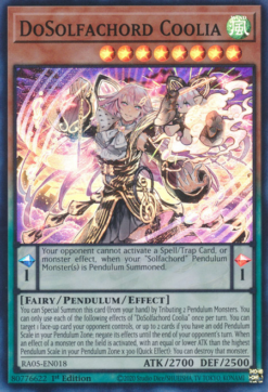 DoSolfachord Coolia (RA05-EN018) - Collector's Rare