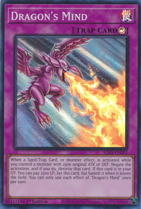 Dragon's Mind (RA05-EN082) - Ultimate Rare