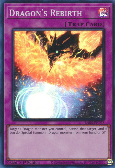 Dragon's Rebirth (RA05-EN078) - Super Rare