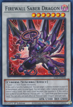 Firewall Saber Dragon (ALIN-EN038) - Super Rare