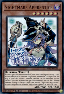 Nightmare Apprentice (stamp artwork) (RA05-EN135) - Ultra Rare