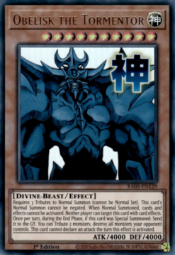 Obelisk the Tormentor (stamp artwork) (RA05-EN129) - Ultra Rare