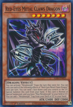 Red-Eyes Metal Claws Dragon (ALIN-EN025) - Super Rare