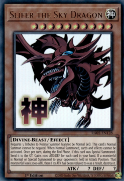 Slifer the Sky Dragon (stamp artwork) (RA05-EN128) - Ultra Rare