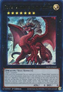Disaster, Dragon Ruler of All Apocalypses (ALIN-EN049) - Ultra Rare