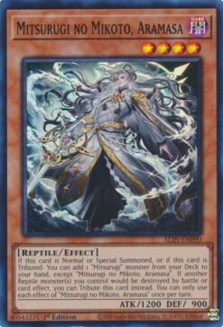 Mitsurugi no Mikoto, Aramasa (ALIN-EN090) - Super Rare