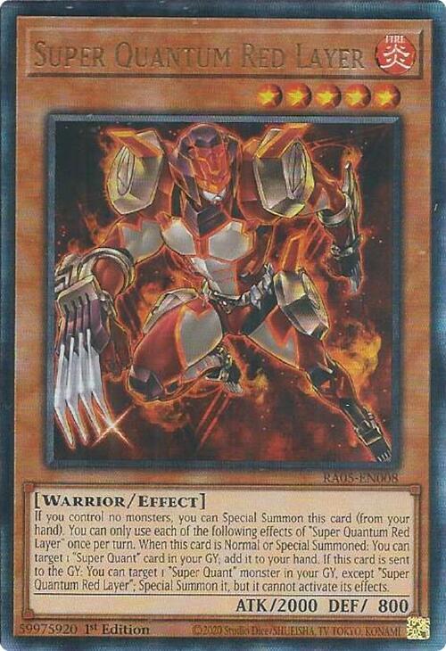Super Quantum Red Layer (RA05-EN008) - Ultimate Rare