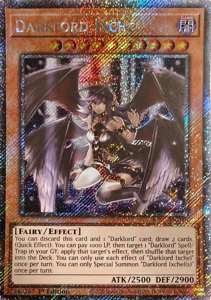 Darklord Ixchel (RA05-EN010) - Platinum Secret Rare