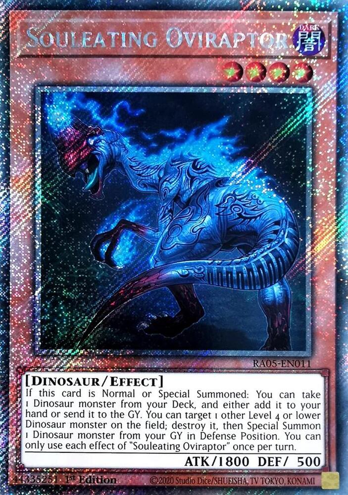 Souleating Oviraptor (RA05-EN011) - Platinum Secret Rare