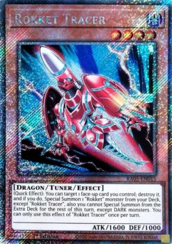 Rokket Tracer (RA05-EN015) - Platinum Secret Rare