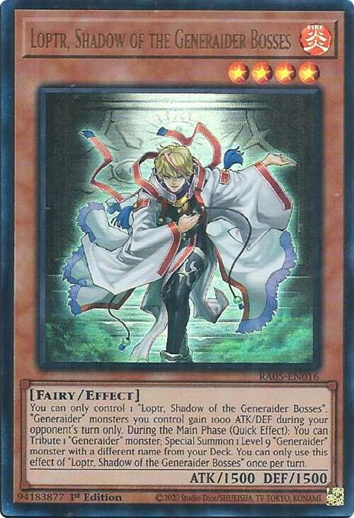 Loptr, Shadow of the Generaider Bosses (RA05-EN016) - Ultra Rare