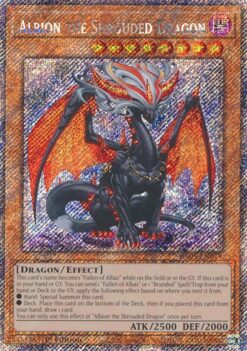 Albion the Shrouded Dragon (RA05-EN019) - Platinum Secret Rare