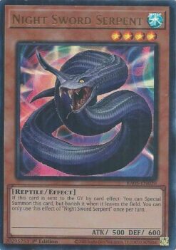 Night Sword Serpent (RA05-EN020) - Ultra Rare