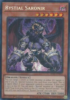 Bystial Saronir (RA05-EN023) - Secret Rare