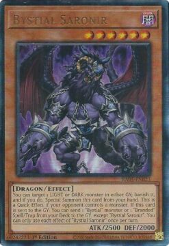 Bystial Saronir (RA05-EN023) - Ultimate Rare