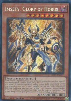 Imsety, Glory of Horus (RA05-EN027) - Secret Rare