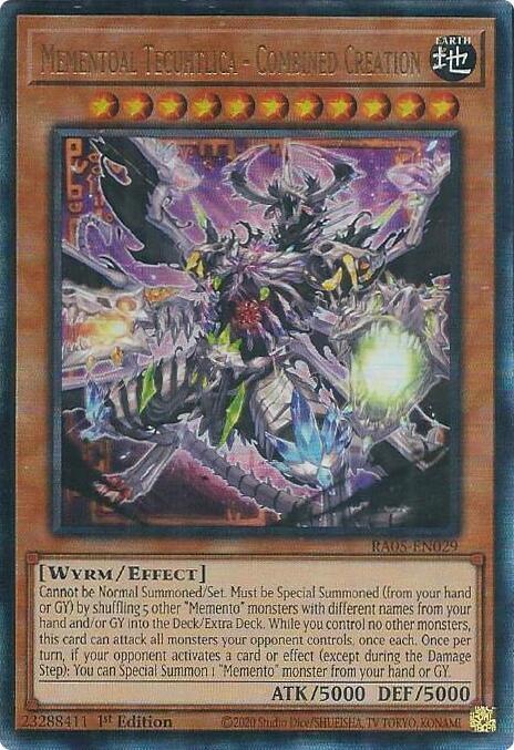 Mementoal Tecuhtlica - Combined Creation (RA05-EN029) - Ultimate Rare