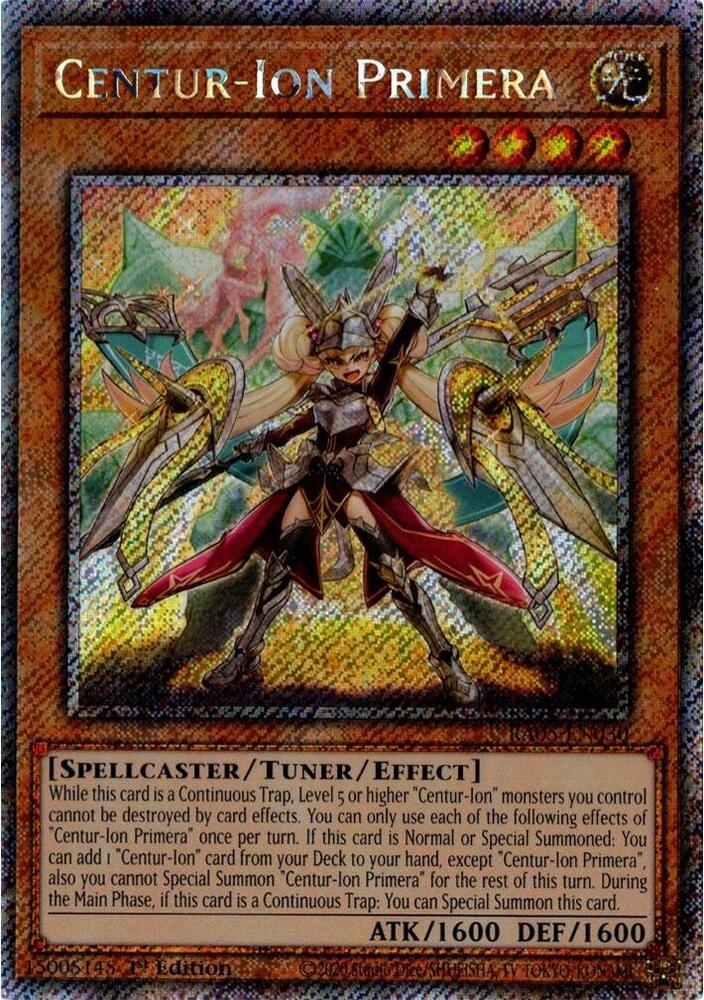 Centur-Ion Primera (RA05-EN030) - Platinum Secret Rare