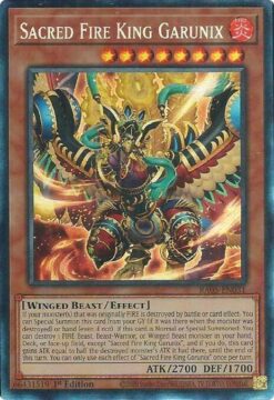 Sacred Fire King Garunix (RA05-EN031) - Collector's Rare